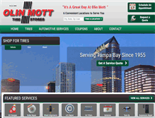 Tablet Screenshot of olinmott.com